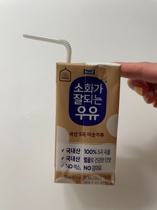 소화가 잘되는 우유 국산 5곡 미숫가루 — 5점을 준 리뷰어가 2021년 9월 올린 사용 사진