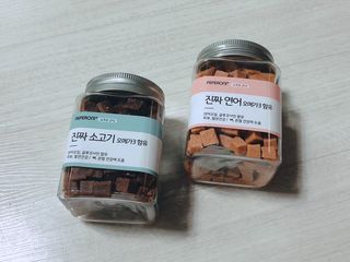 페페로니 진짜 오메가3 연어+소고기 180g+180g — 5점을 준 리뷰어가 2021년 7월 올린 사용 사진