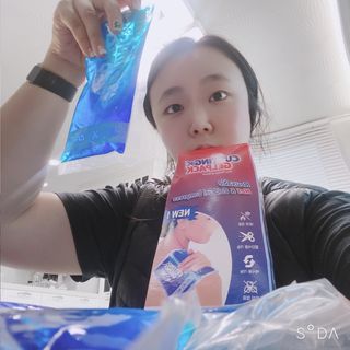 건강누리인터내셔날 [썸머특별구성] 잘라쓰는 3단 커팅 냉온 젤팩(1+1) — 4점을 준 리뷰어가 2022년 7월 올린 사용 사진