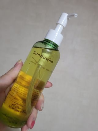 스킨큐어 산다화 순한 클렌징 동백 오일 200ml — 5점을 준 리뷰어가 2023년 5월 올린 사용 사진
