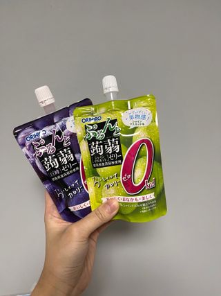 ORIHIRO 오리히로 곤약젤리 제로칼로리 130g 4종 4팩(맛별로 1팩씩) — 5점을 준 리뷰어가 2023년 3월 올린 사용 사진