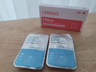 렌시스 LENSSIS [ 렌시스 ] 수채화 색감의 맑은 렌즈 ＃스텔라시리즈  1개월용 ｜ 2컬러 중 택1 ｜ — 3.5점을 준 리뷰어가 2021년 6월 올린 사용 사진