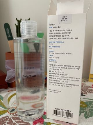 화이트리 비움 데일리 토너, 바하 0.5토너 세트 — 5점을 준 리뷰어가 2020년 12월 올린 사용 사진