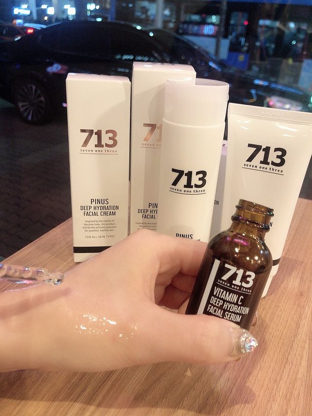 [세븐원쓰리 713]오아시스 세트 몽글토너, 소나무보습크림, 피누스비타민C 세럼 리뷰 사진