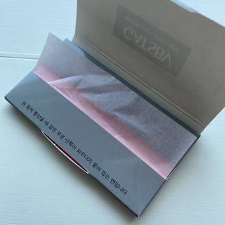 [갸스비] 메이크업은 그대로, 피지만 쏙 - BB킵 오일컨트롤 파우더 페이퍼 — 5점을 준 리뷰어가 2021년 7월 올린 사용 사진