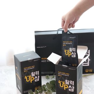 [이뮤니티플러스] 최고급녹용과 국내산 6년근 홍삼으로 활력업!!_ 활력UP삼 30포 1box — 5점을 준 리뷰어가 2022년 5월 올린 사용 사진