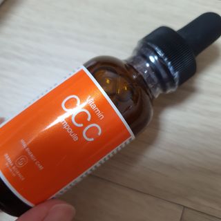 더마 사이언스 비타민 CCC 앰플 기미 브라이트닝 세럼 30ml — 5점을 준 리뷰어가 2021년 8월 올린 사용 사진