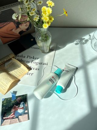 리더스코스메틱 리더스 카밍 바이오틱스 #1등 진정 기획세트 [에센스 워터150ml + 크림 마스크80ml] — 5점을 준 리뷰어가 2022년 9월 올린 사용 사진