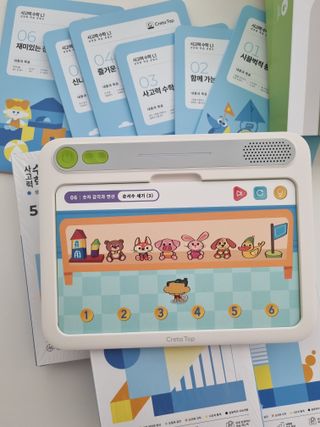 크레타탭 차세대 사고력 유아수학 학습기 페이퍼 태블릿 — 5점을 준 리뷰어가 2023년 10월 올린 사용 사진