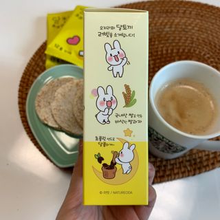 네이처오다 달칩 초코샌드 — 5점을 준 리뷰어가 2021년 1월 올린 사용 사진