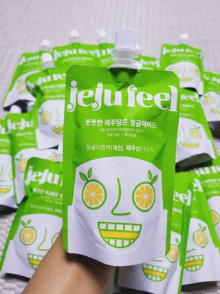 JEJUFEEL 풋풋한 제주담은 청귤에이드 — 5점을 준 리뷰어가 2022년 9월 올린 사용 사진