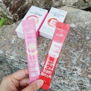 인디닥터 면역 생생 핑크 이뮨 젤리 + 타이탄 BCAA 프로틴 젤리스틱 — 5점을 준 리뷰어가 2022년 4월 올린 사용 사진