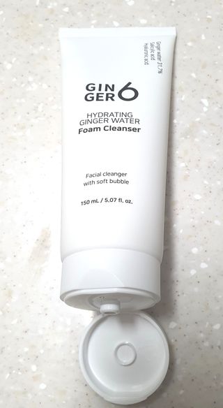 GINGER6 하이드레이팅 진저 워터 폼클렌징 — 5점을 준 리뷰어가 2021년 10월 올린 사용 사진