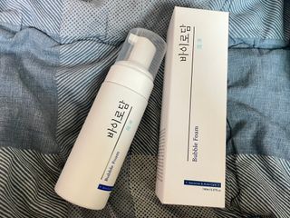 [바이로담] 저자극 약산성버블 폼 폼클렌징 150ml — 3.5점을 준 리뷰어가 2021년 3월 올린 사용 사진