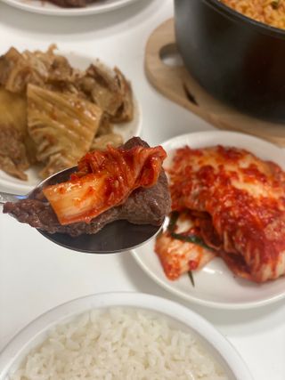 셰프애찬 알배기 겉절이 김치 1kg — 5점을 준 리뷰어가 2022년 10월 올린 사용 사진