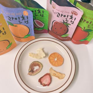 아비삭과일칩 5종 /딸기,사과,배,귤,무화과 5종 — 5점을 준 리뷰어가 2021년 3월 올린 사용 사진