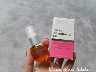유니베르소 로즈힙 오일 15ml — 5점을 준 리뷰어가 2021년 5월 올린 사용 사진