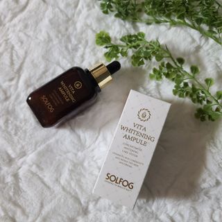 소담스퀘어 상암 솔포그 비타민 화이트닝 앰플 50ml 안티에이징 항산화 가미 잡티 트러블 세라마이드 — 5점을 준 리뷰어가 2022년 11월 올린 사용 사진