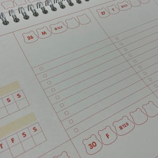 리훈 2023년 곰부 체크리스트 위클리 다이어리 — 5점을 준 리뷰어가 2022년 11월 올린 사용 사진