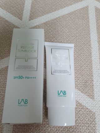LAB FOR YOU 멀티엑스리페어선블록 — 5점을 준 리뷰어가 2022년 8월 올린 사용 사진