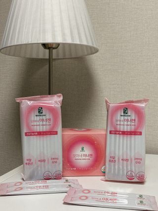 [모마네] 이너뷰티 히알루론산 비오틴 코큐텐 저분자피쉬콜라겐 - 3 g 30포 ★석류맛 — 5점을 준 리뷰어가 2021년 12월 올린 사용 사진