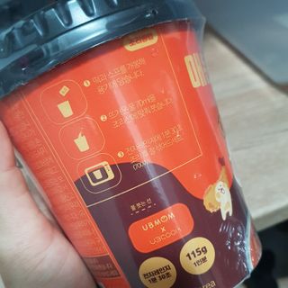 유비쿡 컵떡볶이 매운컵떡볶이2개/ 짜장컵떡볶이 2개  총 4개세트 — 4점을 준 리뷰어가 2021년 3월 올린 사용 사진
