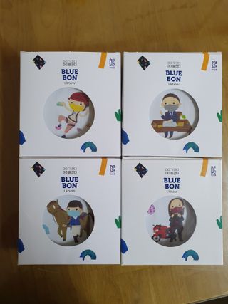 [블루 본 아이노우] 유아용 컬러마스크 40 PCS SET 2중 택 1 — 5점을 준 리뷰어가 2021년 4월 올린 사용 사진