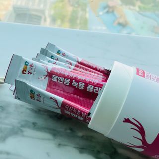 [몸엔용] 녹용 담은 탱탱 콜라겐 녹용 콜라겐 젤리 15g x 20포 — 5점을 준 리뷰어가 2022년 4월 올린 사용 사진