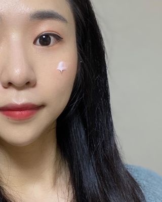 플레라디 에델바이스 인리치드 머랭 크림 — 4.5점을 준 리뷰어가 2021년 6월 올린 사용 사진