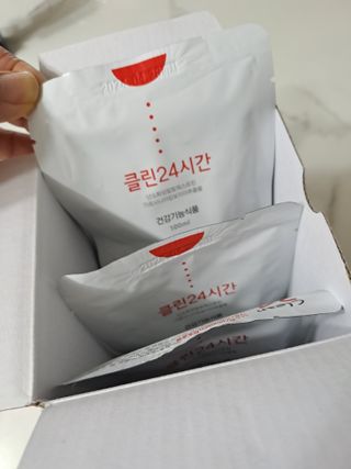 클린24시간 1BOX(5포) + 전용보틀(500ml) — 5점을 준 리뷰어가 2023년 5월 올린 사용 사진