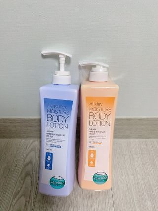 [과일나라] 바세린 모이스처 바디로션 1000ml 2종 — 5점을 준 리뷰어가 2021년 10월 올린 사용 사진