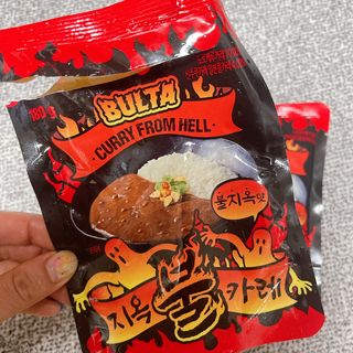 불타 지옥불카레 불지옥맛 180g x 3봉 — 5점을 준 리뷰어가 2021년 6월 올린 사용 사진