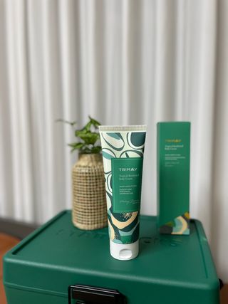 트리마이 주름개선 기능성의 퍼퓸 바디케어, 힐링 베리어 바디크림 3종 택1 — 5점을 준 리뷰어가 2022년 9월 올린 사용 사진