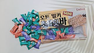 델리스 오트 밀키 초콜릿 바 — 5점을 준 리뷰어가 2023년 1월 올린 사용 사진