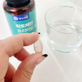 짱스마일 락토페린 프리미엄 정 1000ml x 60정 — 5점을 준 리뷰어가 2023년 1월 올린 사용 사진