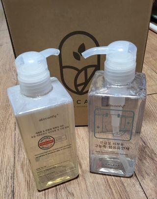 아토컴피 신생아와 반려동물도 사용가능한 고농축 세탁세제 섬유유연제 500ml 세트 (독일 피부과 임상시험 완료) — 4.5점을 준 리뷰어가 2022년 9월 올린 사용 사진
