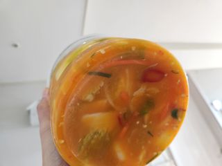 셰프애찬 단호박 백김치 1kg — 4점을 준 리뷰어가 2022년 10월 올린 사용 사진