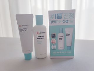리더스코스메틱 리더스 카밍 바이오틱스 #1등 진정 기획세트 [에센스 워터150ml + 크림 마스크80ml] — 4점을 준 리뷰어가 2022년 9월 올린 사용 사진