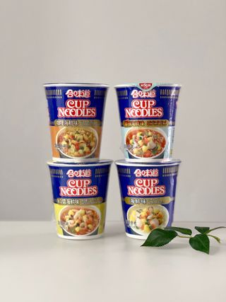 NISSIN 닛신 컵누들  4종 - 씨푸드오리지날, 씨푸드 스파이시, 씨푸드 커리, 씨푸드 XO소스 — 5점을 준 리뷰어가 2021년 12월 올린 사용 사진