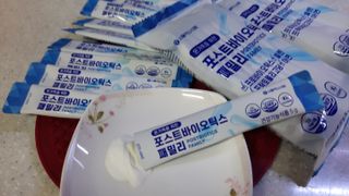 서울약사신협_포스트바이오틱스패밀리_5g x 100포 — 5점을 준 리뷰어가 2021년 5월 올린 사용 사진