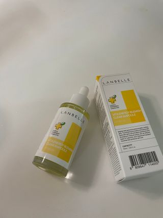 랑벨 비타 에너지 잡티 앰플 50ml 고농축 비타민, 저자극, 수분 촉촉, 미백 앰플 — 4.5점을 준 리뷰어가 2022년 4월 올린 사용 사진