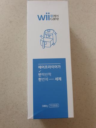 위케어 천연 주방세세, 에어프라이어세제, 다목적세정제, 발포텀블러세정제 — 4점을 준 리뷰어가 2021년 2월 올린 사용 사진