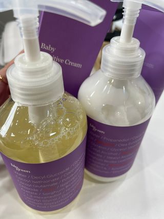 빅그린 베이비라인 3종세트 - 샴푸앤바디워시500ml,올인원로션500ml,바디크림170ml — 5점을 준 리뷰어가 2022년 11월 올린 사용 사진