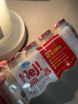 [구매평]▪︎ 덴마크 하이(Hej!) 브랜드 패키지(요구르트, 그릭요거트)only 로켓프레쉬 — 5점을 준 리뷰어가 2025년 5월 올린 사용 사진