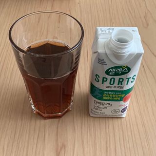 셀렉스스포츠 셀렉스 스포츠 웨이 프로틴 복숭아_ 330ml x 12팩 — 5점을 준 리뷰어가 2021년 7월 올린 사용 사진