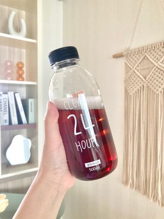 클린24시간 1BOX(5포) + 전용보틀(500ml) — 5점을 준 리뷰어가 2022년 9월 올린 사용 사진