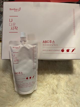 12월 15일 출시, 건강기능식품 브랜드 본리브 나 다운 시작 제품 3종 — 5점을 준 리뷰어가 2021년 1월 올린 사용 사진