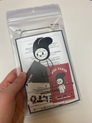 옐토 노눈치 후원케이스 — 5점을 준 리뷰어가 2023년 1월 올린 사용 사진