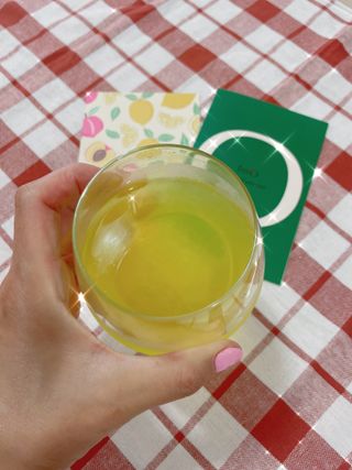 [음료수 대신 가능!]  빠르게 흡수되는 아임오 타먹는 콜라겐 1박스 — 5점을 준 리뷰어가 2023년 4월 올린 사용 사진