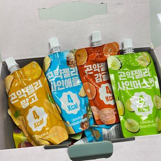 참앤들황토농원 10가지 맛, 입맛대로 스페셜하게~ 가볍게 한 포 땡! 곤약젤리 스페셜 패키지 130ml x 30포 — 5점을 준 리뷰어가 2023년 1월 올린 사용 사진